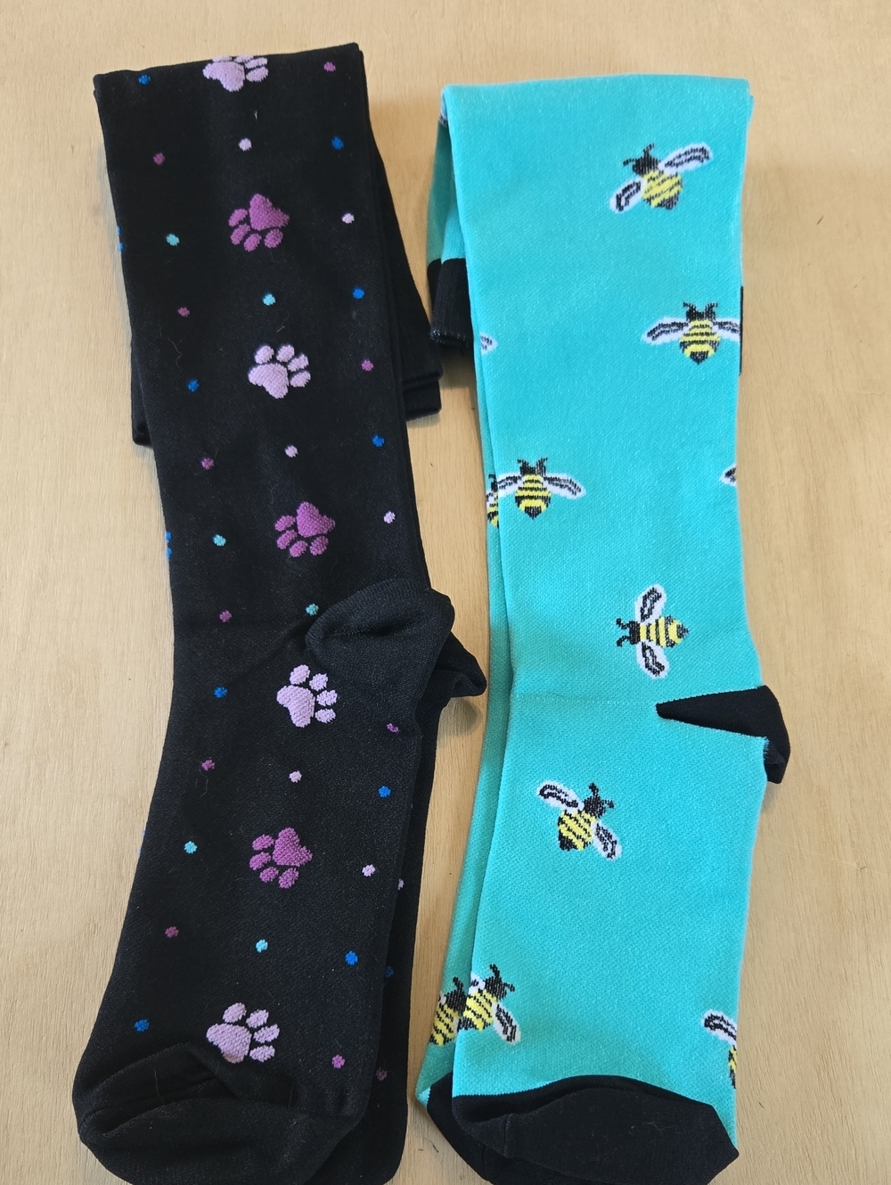 NWOT Compression Socks Animal Planet Knee High 15-20 mmHg Medical Set/2 Graphic